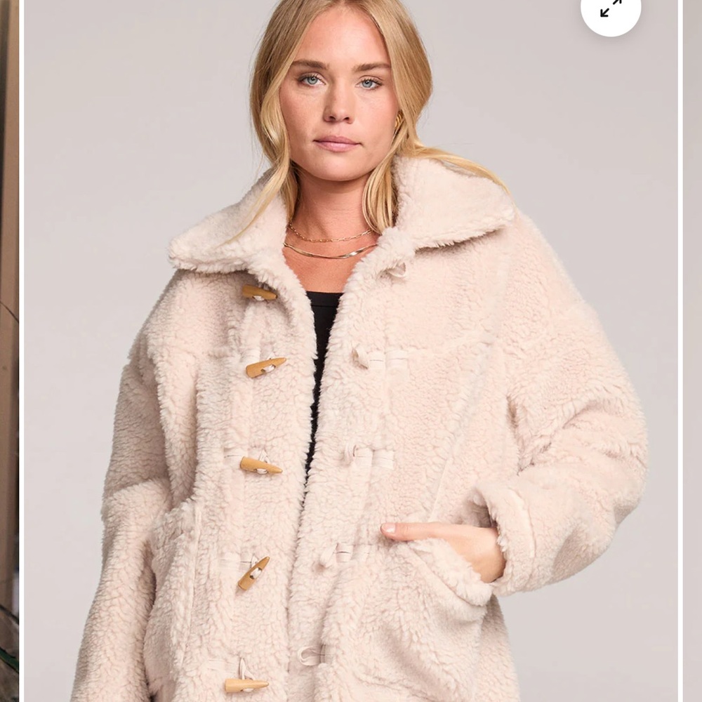 Saltwater LUXE Cream Teddy Jacket - Picture 2 of 9